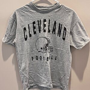 NFL Cleveland Football women’s  Gray Tee